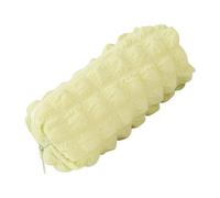 Qsvbeeqj Sac à crayons pour filles belle bouffée sac à crayons pa trousse à crayons grande capacité sacs d'école fournitures de bureau belle bouffée fournitures pa stylo grande capacité, Jaune