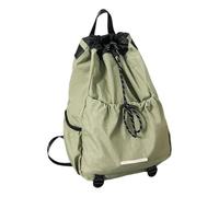 Qsvbeeqj Sac à dos avec cordon de serrage avec sangle de tapis de yoga, sac de natation, sac à dos pour sport, gym, plage, voyage, ordinateur portable, sac de tennis, sac de sport, sac de natation