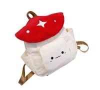 Qsvbeeqj Sac à dos de voyage, sac à dos d'école, sac à dos avec cordon de serrage, petit sac à dos pour femmes et filles, sac à dos champignon, Rouge, Étoile, Beauté de masse