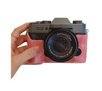 Qsvbeeqj Sac de rangement en cuir synthétique pour appareil photo XT30 XT20 XT10 Offre un changement rapide de la batterie sans enlever le revêtement souple