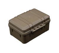 Qsvbeeqj Sac de rangement étanche pour activités de pêche - Rouleaux de protection - Amortisseur - Mallette de rangement en plastique - Dureté de protection