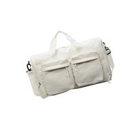 Qsvbeeqj Sac pliable compact de grande capacité avec poignée renforcée pour le voyage et l'extérieur, organiseur de voyage multifonction, beige, One Size