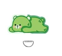 Qsvbeeqj Sangle de téléphone en forme d'ours de dessin animé Coussinet Souple Amovible Lanyard Clip Sécurisez les designs qui ne glissent pas pour les téléphones portables Accessoires Bear Phone