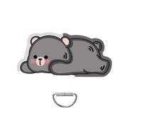Qsvbeeqj Sangle de téléphone en forme d'ours de dessin animé Coussinet Souple Amovible Lanyard Clip Sécurisez les designs qui ne glissent pas pour les téléphones portables Accessoires Bear Phone