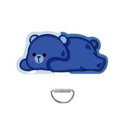Qsvbeeqj Sangle de téléphone en forme d'ours de dessin animé Coussinet Souple Amovible Lanyard Clip Sécurisez les designs qui ne glissent pas pour les téléphones portables Accessoires Bear Phone