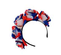 Qsvbeeqj Serre-tête à fleurs colorées pour les jours de l'indépendance, accessoire pour les élections américaines, accessoires de défilés, accessoires pour photo