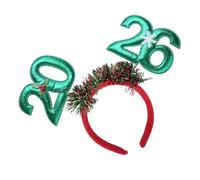 Qsvbeeqj Serre-tête étincelant pour le réveillon du Nouvel An 2026 avec guirlandes pour festival, événement, fête, rassemblement, vacances