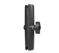 Qsvbeeqj Support auxiliaire double socle pour supports et support de téléphone en aluminium pour boule de moto Montage sur socle Bras à double prise