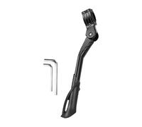 Qsvbeeqj Support de stationnement latéral arrière en alliage d'aluminium béquille de vélo de route antidérapante orthèse pied réglable latérale arrière support de stationnement en alliage d'aluminium