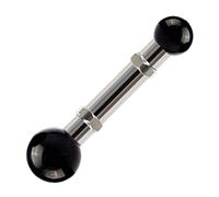 Qsvbeeqj Support de tablette flexible réglable en métal à double tête sphérique pour un positionnement sûr sur différentes surfaces