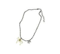 Qsvbeeqj Sweet Blogger Collier Ponies recommandé Bijoux en alliage léger confortable Influenceur Populaire Bijoux inspirés pour la vie quotidienne Collier poney mignon en émail, taille unique, comme