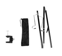 Qsvbeeqj Table portable d'extérieur Cintre léger Support de poids Lampe de camping pliable Bureau Portable Support de lumière