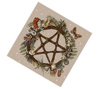 Qsvbeeqj Tarot Nappe Motif Étoiles Astrologie Tissu Autel Table de Cartes Table de Cartes Tissu Tapisserie Sorcellerie Fournitures de Cartes de Dieu Table Mur Décors