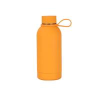 Qsvbeeqj Tasse à eau de voiture avec anneaux de levage Bouteille d'eau Portable Tasse isotherme en acier inoxydable Petit flacon pour voyage Camping Acier inoxydable Petite bouteille buccale