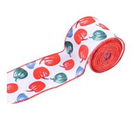 Qsvbeeqj Thanksgiving Day Harvest Ribbon Wide Decors avec plusieurs motifs Merveilleux pour emballage cadeau et décorations de fête
