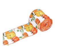 Qsvbeeqj Thanksgiving Day Harvest Ribbon Wide Decors avec plusieurs motifs Merveilleux pour emballage cadeau et décorations de fête