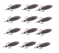 Qsvbeeqj Topwater Lot de 2 leurres de pêche flottants pour brochet Swimbait Leurres souples 9 cm Leurres de pêche artificiels Leurres de pêche Leurres de haute simulation