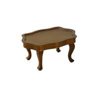 Qsvbeeqj Toy Figure Modèle Table basse réaliste pour salon Fournitures Ensemble de maisons de poupée Se faire devant les filles Décorations cadeaux Dollhouses Salon Décors