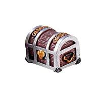 Qsvbeeqj Trésor cercueils artisanat modèle de simulation cercueils au trésor aquarium paysager crevettes réservoirs ornement pour aquarium terrarium décorations d'aquarium
