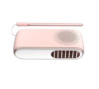 Qsvbeeqj Ventilateur de bureau portable sans pales rechargeable par USB - Dispositif de refroidissement compact ABS pour voyage, maison, bureau - Sans pales