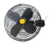 Qsvbeeqj Ventilateur de refroidissement de véhicule haute résistance avec réglage à 2 vitesses, construction en métal, technologie de réduction du bruit, ventilateur pour voiture, bateau, utilisation