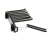 QSVPWNCBN Porte-Pantalons Coulissant à Montage latéral - 10 Bras, Tringle de Rangement Extensible pour Placard, Rails à Double rangée pour Petits espaces, idéal pour l'organisation de la Garde-Robe -