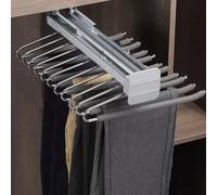 QSVPWNCBN Porte-Pantalons Coulissant Peu encombrant - Cintres antidérapants et organiseurs de Jeans - Cintres à 11 Bras à Montage supérieur pour Un Rangement Efficace (Couleur : G)