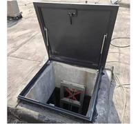 QSVPWNCBN Trappe d'accès d'urgence au Toit, fenêtre de Sortie de combles en métal galvanisé pour Une évacuation sécurisée des vérandas et des combles