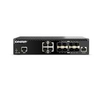 QSW-M3212R-8S4T Commutateur géré Web Demi-Largeur 12 Ports 10 GbE Couche 2 pour environnements réseau à Haut débit SMB/Soho (commutateur géré 12 Ports)