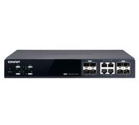 QSW-M804-4C - Commutateur - Géré - 4 x 10 Gigabit SFP+ + 4 x combo 10 Gigabit SFP+/RJ-45 - de bureau, Montable sur rack