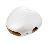 QSWLHLYY Appareil De Massage éLectrique pour Les Mains, avec Compression Thermique, Ouverture pour Les Doigts, 3 Modes, 3 IntensitéS, pour Soulager L'Arthrite Et Le Syndrome du Canal Carpien White