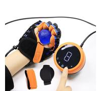 QSWLHLYY Gants Robotique De RééDucation Post-Avc, éQuipement De ThéRapie De La Main, Exerciseur Digital, 5 Modes, Commandes SimplifiéEs pour La RééDucation De La Main en Cas D'HéMipléGie LeftHand-M
