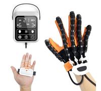 QSWLHLYY Gants Robotique De RééDucation pour AVC, éQuipement De ThéRapie De La Main, 4 Modes, 9 Niveaux De Force, Gants RobotiséS pour La ThéRapie De La Main HéMipléGique Right-XL
