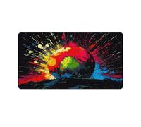 QSYFNBZL Grand Tapis de Souris Earth Fragile Tellus 40x75cm Anti effilochage Bords Cousus Base en Caoutchouc antidérapante précision et Vitesse améliorées