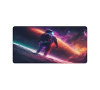QSYFNBZL Grand Tapis de Souris Gmaing Astronaute Surfant sur Les étoiles Tapis de Souris Longs 30x60cm Tapis de Table Convient à Divers scénarios tels Que Le Travail Les Jeux et Les études