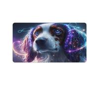 QSYFNBZL Grand Tapis de Souris Gmaing Cosmic Space Dog Tapis de Souris Long 40x75cm Tapis de Table adapté à Divers scénarios tels Que Le Travail Les Jeux et Les études