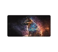 QSYFNBZL Grand Tapis de Souris Gmaing Motif Berger 30x60cm pour Clavier Ordinateur de Jeu Ordinateur Portable Maison Bureau Voyage