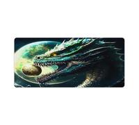 QSYFNBZL Grand Tapis de Souris Gmaing Motif Dragon Volant 40x90cm idéal pour Le Travail Les Loisirs et Les études