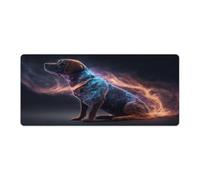 QSYFNBZL Grand Tapis de Souris Gmaing Motif Labrador 40x90cm idéal pour Le Travail Les Loisirs et Les études