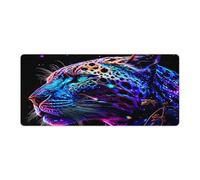 QSYFNBZL Grand Tapis de Souris Gmaing Motif léopards 40x90cm idéal pour Le Travail Les Loisirs et Les études