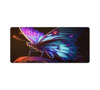 QSYFNBZL Grand Tapis de Souris Gmaing Motif Papillon 40x90cm idéal pour Le Travail Les Loisirs et Les études