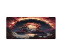 QSYFNBZL Grand Tapis de Souris Gmaing Motif Paysage Fantastique 40x90cm idéal pour Le Travail Les Loisirs et Les études