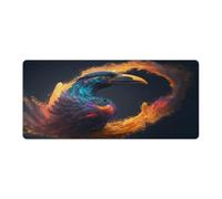 QSYFNBZL Grand Tapis de Souris Gmaing Motif Toucan antidérapant imperméable Bords Cousus pour Jeux Bureau Maison 40x90cm