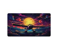 QSYFNBZL Grand Tapis de Souris Gmaing Photo d'un Planeur dans l'espace Style Tapis de Souris Long 40x75cm Tapis de Table adapté à Divers scénarios tels Que Le Travail Les Jeux et Les études