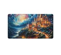 QSYFNBZL Grand Tapis de Souris Gmaing psychédélique Palais National de Pena la Nuit Tapis de Souris Long 40x75cm Tapis de Table adapté à Divers scénarios tels Que Le Travail Les Jeux et Les études