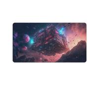QSYFNBZL Grand Tapis de Souris Villes dans Le Ciel 40x75cm Tapis de Souris pour Clavier et Bureau pour Une Vitesse et Un contrôle optimaux Base en Caoutchouc antidérapante