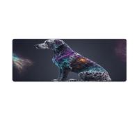 QSYFNBZL Tapis de Souris Dalmatien 30x80cm antidérapant Base en Caoutchouc Doux et résistant pour Le Bureau et la Maison