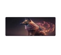 QSYFNBZL Tapis de Souris de Jeu Motif Berger Allemand 30x80cm sous Main avec Bords Cousus antidérapant imperméable Durable pour la Maison et Le Bureau