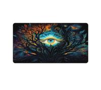 QSYFNBZL Tapis de Souris Extensible Éveil du troisième œil Lavable 40 x 75 cm sous Main pour Ordinateur Portable Jeu Bureau Maison Accessoire Gadget