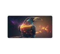 QSYFNBZL Tapis de Souris Extra Large Motif Toucan 30x60cm Grand Tapis de Bureau pour Une Vitesse et Un contrôle optimaux Base en Caoutchouc antidérapante